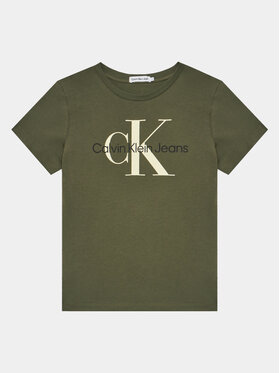 Calvin Klein Jeans Calvin Klein Jeans Футболка Monogram IU0IU00460 Зелений Regular Fit
