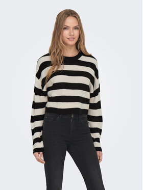 ONLY ONLY Sveter Malavi 15284453 Čierna Regular Fit