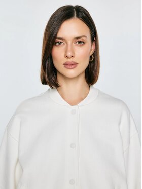 BIG STAR BIG STAR Bluza PIXELINA_100_170 Biały Regular Fit