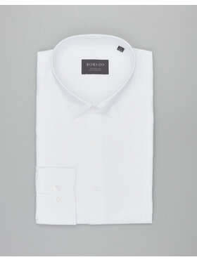 Borgio Borgio Koszula rosazza 00584 Biały Classic Fit