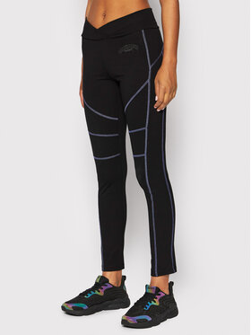 John Richmond John Richmond Leggings Con Logo UWP22046LE Fekete Slim Fit