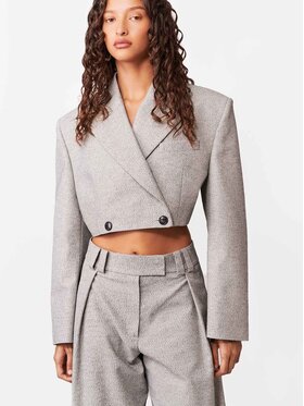La Mania La Mania Marynarka CLO Szary Basic Fit