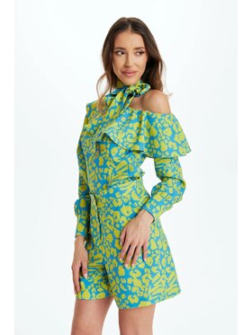 Boskata Boskata Bluzka Caramella Kiwi Pantera Niebieski Basic Fit