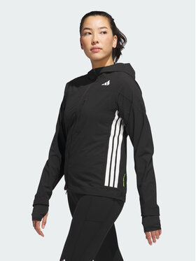 adidas adidas Kurtka do biegania Adizero Running Czarny Slim Fit