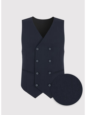 Pako Lorente Pako Lorente Kamizelka P25SF-8X-001 Granatowy Slim Fit