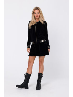 Made of Emotion Made of Emotion Mikina M766 Čierna Modern Fit