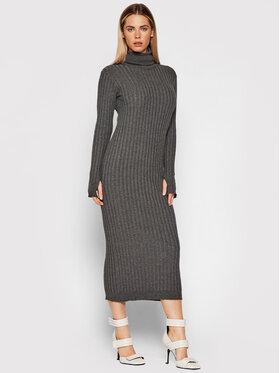 Herskind Herskind Kötött ruha Iman 4111804 Szürke Regular Fit