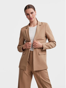 Pieces Pieces Suknjič Bossy 17130374 Rjava Oversize