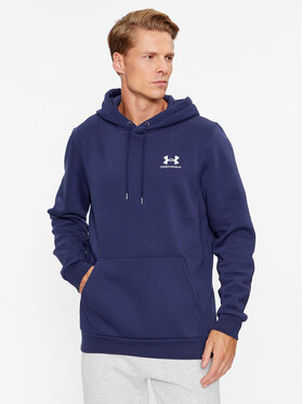 Under Armour Under Armour Bluză Ua Essential Fleece Hoodie 1373880 Bleumarin Loose Fit