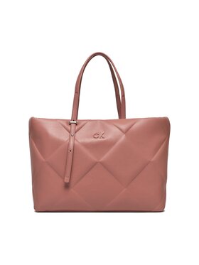 Calvin Klein Calvin Klein Soma Re-Lock Quilt Tote Lg K60K611339 Rozā