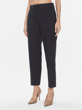 Tommy Hilfiger Tommy Hilfiger Pantaloni din material Core WW0WW39723 Bleumarin Straight Fit