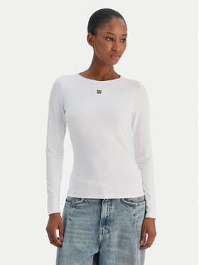 HUGO HUGO Bluză Dasiia 50545208 Alb Slim Fit