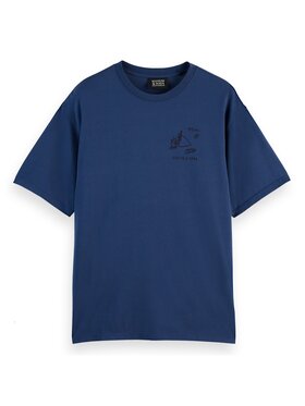 Scotch & Soda Scotch & Soda T-Shirt 28124 Niebieski Comfort Fit