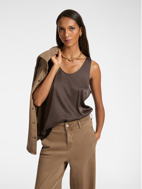 Elena Mirò Elena Mirò Top D105P000024N032 Marrone Regular Fit