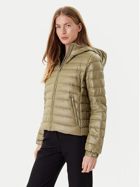 Tommy Hilfiger Tommy Hilfiger Пухено яке WW0WW46788 Каки Regular Fit