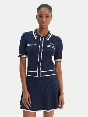 Guess Guess Sveter V6RR02 Z4652 Tmavomodrá Regular Fit