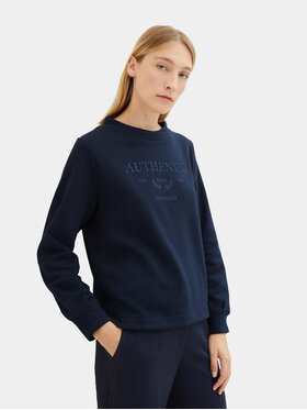 Tom Tailor Tom Tailor Sweatshirt 1039069 Dunkelblau Regular Fit