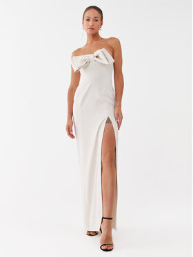 Pinko Pinko Večerné šaty Tunnel Abito 101766 7624 Écru Regular Fit