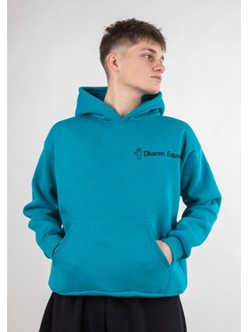 DKaren Sport DKaren Sport Bluza EQ001Men Turkusowy Basic Fit