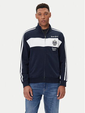 Guess Jeans Guess Jeans Mikina M5YQ17 KCPR1 Tmavomodrá Regular Fit