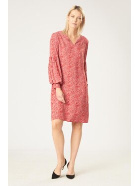 QUIOSQUE QUIOSQUE Sukienka codzienna BUG DRESS Czerwony Regular Fit