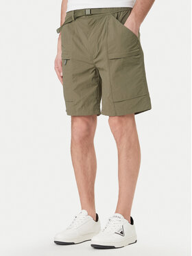 Guess Jeans Guess Jeans Pantaloncini di tessuto M6GDC8 WN362 Verde Regular Fit