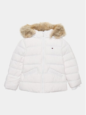 Tommy Hilfiger Tommy Hilfiger Vatovaná bunda Essential KG0KG07399 M Biela Regular Fit