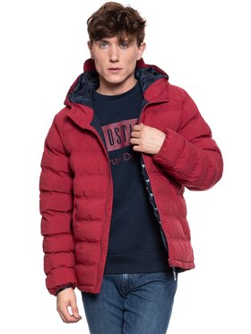 Mustang Mustang Kurtka zimowa DANIEL H PUFFER Czerwony Regular Fit