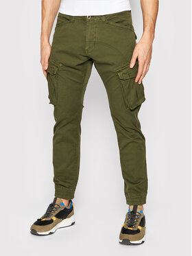 Alpha Industries Alpha Industries Jogger nohavice Spy 116203 Zelená Tapered Fit