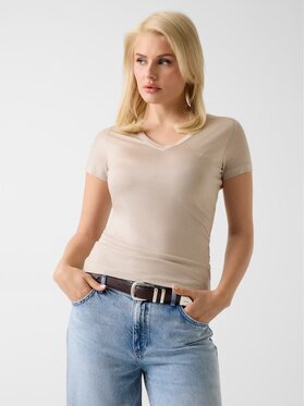 Guess Guess Marškinėliai 172819 Smėlio Classic Fit