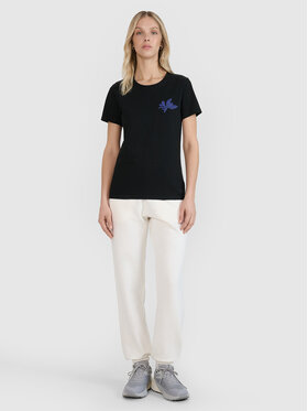 4F 4F T-Shirt SS MIDSHOP TEXTILE Czarny Regular Fit