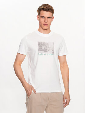 Casual Friday Casual Friday Tricou 20504734 Alb Regular Fit