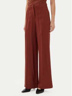 PINKO PINKO Bavlnené nohavice Pergamino 100331 A213 Hnedá Regular Fit