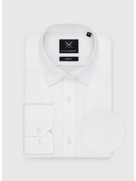 Pako Lorente Pako Lorente Koszula P25SN-1X-020 Biały Slim Fit