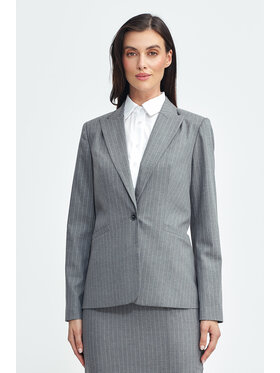 NIFE NIFE Marynarka Z72 Szary Regular Fit