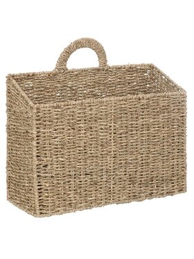 MIAhome MIAhome Kosz z trawy morskiej z uchwytem 40x37 cm Brązowy