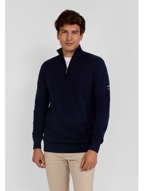 minoti minoti Sweter 27MKNIT5 Granatowy Regular Fit