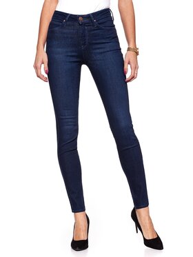 Lee Lee Jeansy SCARLETT HIGH Niebieski Skinny Fit