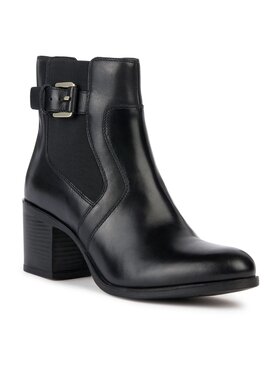 Geox Geox Škornji D New Asheel D36FSB 043NH C9999 Črna