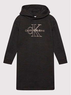 Calvin Klein Jeans Calvin Klein Jeans Vestito da giorno Monogram Outline IG0IG01179 Nero Regular Fit