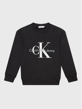 Calvin Klein Jeans Calvin Klein Jeans Μπλούζα Monogram Logo IU0IU00265 Μαύρο Regular Fit