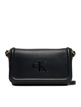 Calvin Klein Calvin Klein Τσάντα Bold Ck Flap Crossbody LV04F1027G Μαύρο