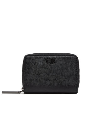 Calvin Klein Calvin Klein Portofel Mic de Damă Ck Daily Small Zip Around K60K612177 Negru