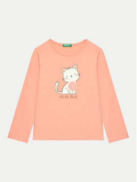 United Colors Of Benetton United Colors Of Benetton Μπλουζάκι 3I1XG10FG Πορτοκαλί Regular Fit