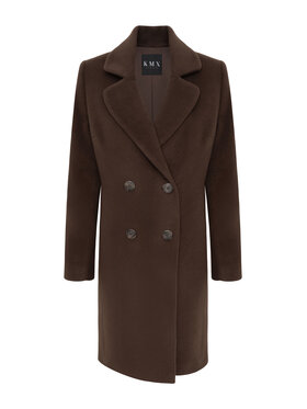 KMX Studio KMX Studio Płaszcz zimowy 186520005 Brązowy Fitted Fit