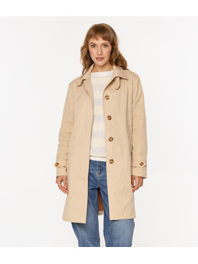 Lee Cooper Lee Cooper Płaszcz przejściowy VIVIEN 2000 Beżowy Regular Fit