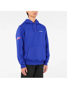 Salomon Salomon Bluza EQUIPE HOODIE M Niebieski Regular Fit
