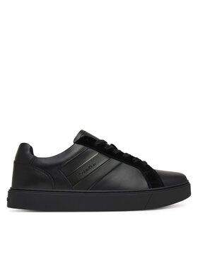 Calvin Klein Calvin Klein Sneakersy Classic Cupsole Laceup Tape Lth2 YM0YM01448 Čierna