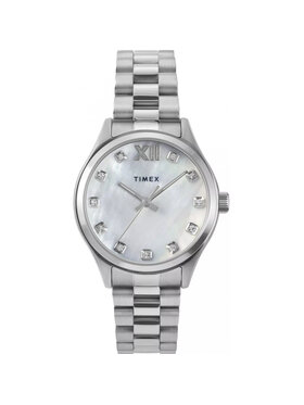 Timex Timex Zegarek TW2W85300 Srebrny