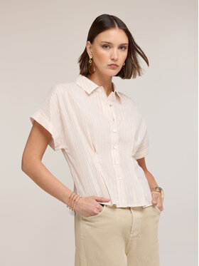 Motivi Motivi Camicia 5060Q000975N0R6 Rosa Regular Fit